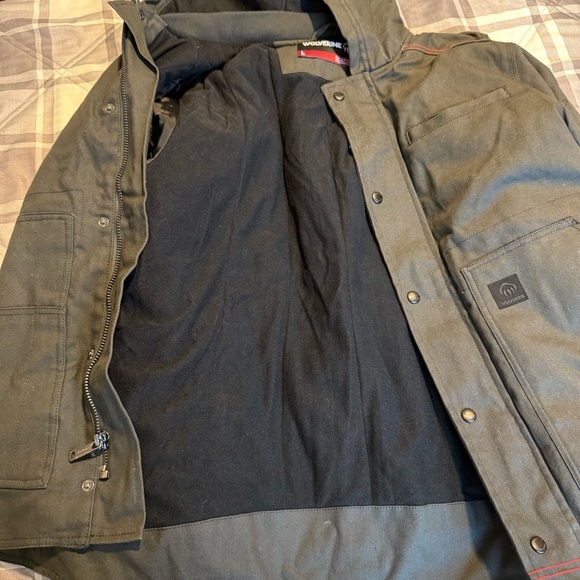 Wolverine Men's Guardian Cotton Work Jacket Onyx - W1208510 Size L - Picture 7 of 15